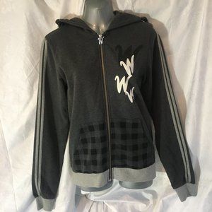 Wildchild Nation Hoodie Small Women s Adult Gray Black Graphic Sweatshirt